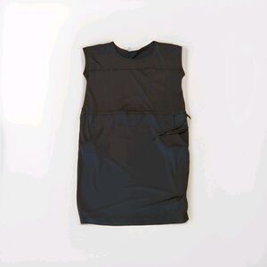 Columbia Cold Bay Dress Womens Small Black Drawstring Pockets Sleeveless